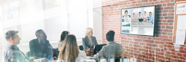 Business Team Having Video Conference