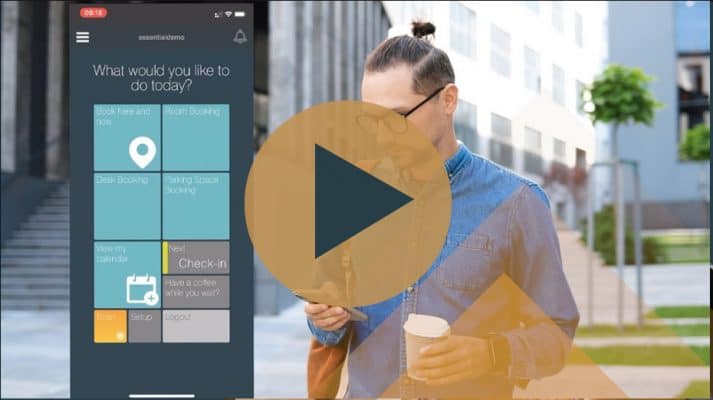 Essential Booking workspaces using app video