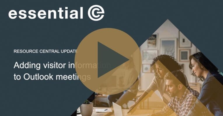Essential adding visitor security info to meetings 1