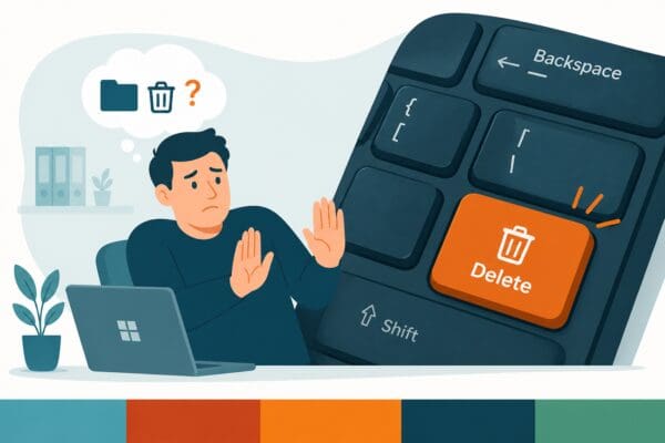 Image depicting reluctance for the IT department to delete files without being given explicit business guidance