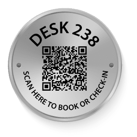 Examples of steel engraved desk signs