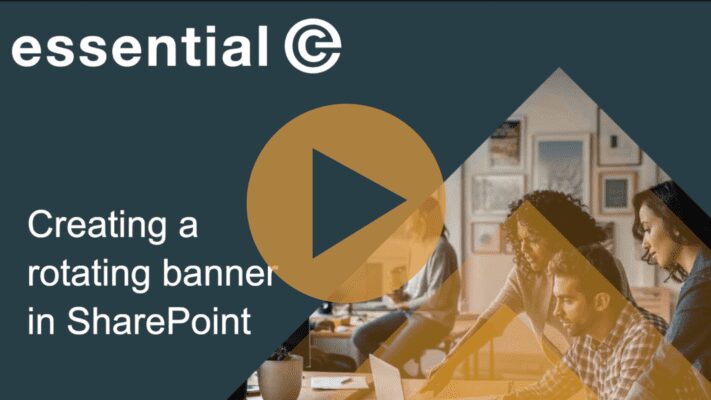 Essential how to create a rotating banner SharePoint video