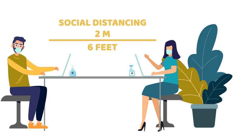 Social distancing essential